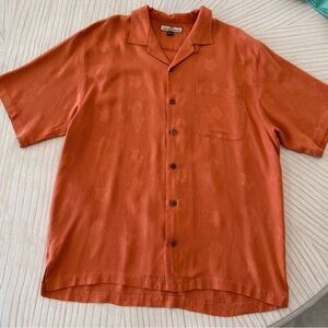 Tommy Bahama Terracotta Silk Shirt